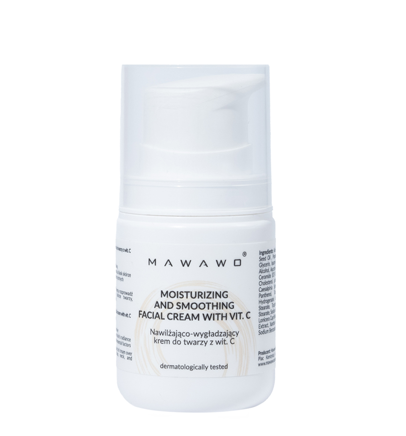 MAWAWO Nawilżająco-Wygładzający Krem z Witaminą C (50ml)