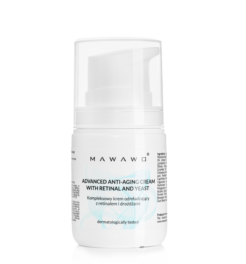 MAWAWO Kompleksowy Krem Odmładzający z Retinalem i Drożdżami (50ml)